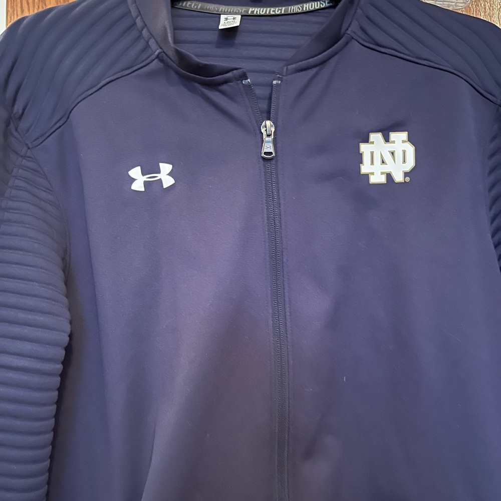 Under Armour Navy Bomber Jacket with Logo